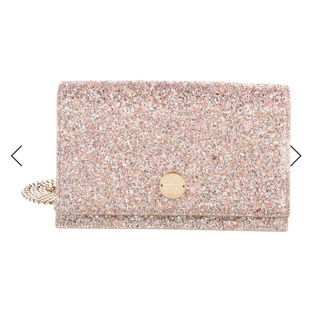 Jimmy Choo Sparkling Pink Clutch